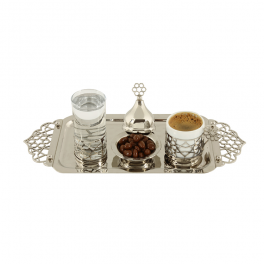 Silver Seljukian Single Coffee Set