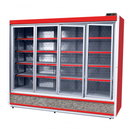 Block Covered Natural Stone Milk Cabinet