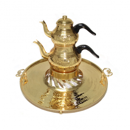 Brass Teapot Balcony Enjoy 001
