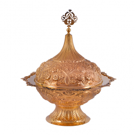Gold Ottoman Inlaid Bonbonniere